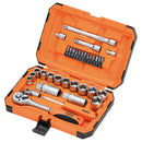 Draper 1/4"&3/8" Socket Set 34pc - 22110