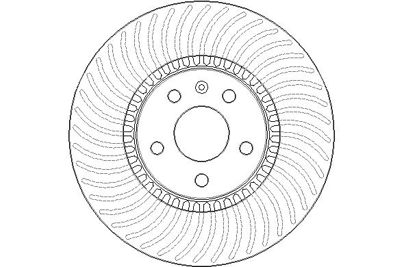 Disctech Brake Disc - Fits Jaguar - ABD3349 - Front Axle