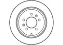 Disctech Brake Disc - Fits Daimler, Renault - ABD3500 - Rear Axle
