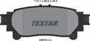 Textar Brake Pad Set - 2491801