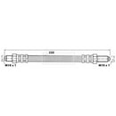 Borg & Beck Brake Hose Part No -BBH6512