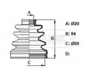 Borg & Beck Cv Joint Boot Kit Part No -BCB6342
