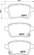 Mintex Brake Pad Set fits -Fiat MDB3423 (also fits other vehicles)