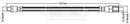 Borg & Beck Brake Hose Part No -BBH6524