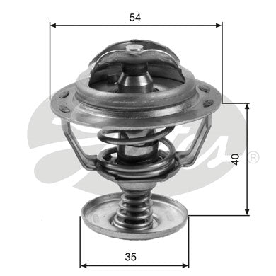 Gates Thermostat, coolant - TH06082G1