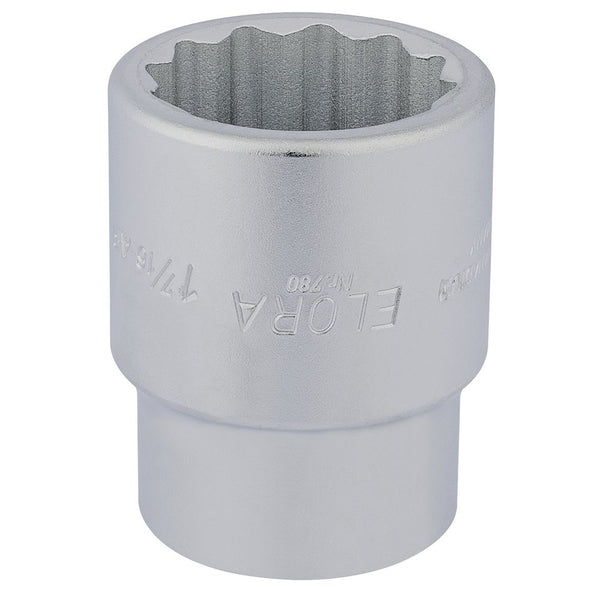 Elora Bi-Hexagon Socket, 1" Sq Dr, 1.7/16"