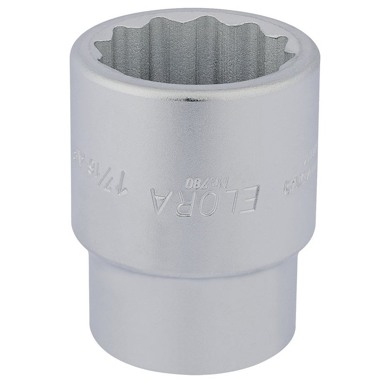 Elora Bi-Hexagon Socket, 1" Sq Dr, 1.7/16"