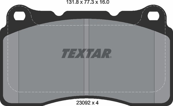 Textar Brake Pad Set - 2309203