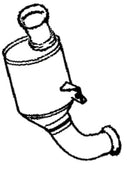 Klarius 390641 - Diesel Particulate Filter  - Fits Mercedes C220 (C204) 2.2CDi