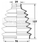 First Line Cv Joint Boot Kit Part No -FCB6013