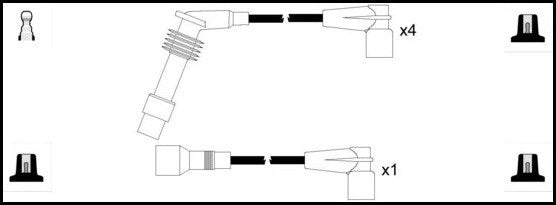 ElectroSpark Ignition Lead Set - OEK068