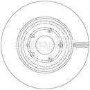 Borg & Beck Brake Disc Single Part No -BBD6228S