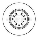 Borg & Beck Brake Disc Pair Part No -BBD4086