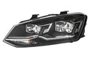 HELLA 1EA 012 286-061 FF/Halogen-Headlight - right - fits VW Caddy IV Box (SAA, SAH)