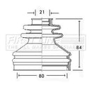 First Line Cv Joint Boot Kit Part No -FCB2598