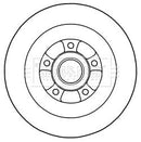 Borg & Beck Brake Disc Single Part No -BBD5970S