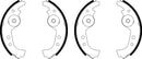 Mintex Brake Shoe Kits fits -Abarth Fiat Fso MercedesBenz Saab Seat MSK001 (also fits other vehicles)