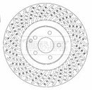 Borg & Beck Brake Disc Single Part No -BBD5779S