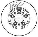 Borg & Beck Brake Disc Single Part No -BBD6046S