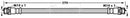 Borg & Beck Brake Hose Part No -BBH8012