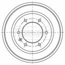 Borg & Beck Brake Drum (Single) -BBR7272