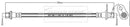 Borg & Beck Brake Hose Part No -BBH7937