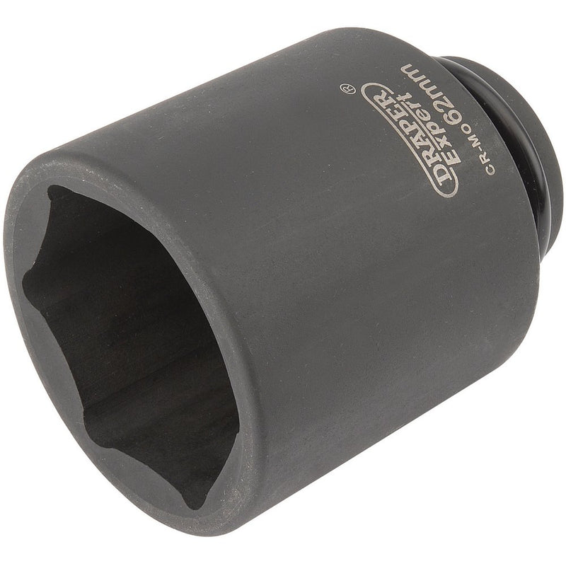 Expert HI-TORQ 6 Point Deep Impact Socket, 3/4" Sq Dr, 62mm
