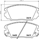 Mintex Brake Pad Set fits -Hyundai MDB2920 (also fits other vehicles)
