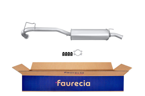 FAURECIA 8LD 366 033-951 Rear Muffler - Easy2Fit® Kit - fits RENAULT KANGOO Rapid