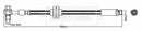 Borg & Beck Brake Hose Part No -BBH8710