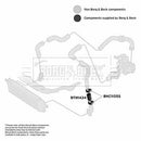 Borg & Beck Turbo Hose Part No -BTH1434