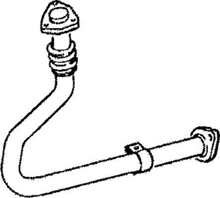 Klarius TY345E - Front Pipe  - Fits Toyota Landcruiser 2.4TD