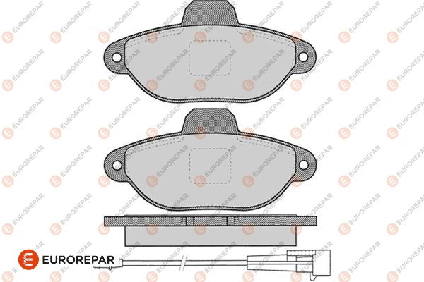 Eurorepar Brake Pad Kit - 1619792280