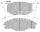 Key Parts Brake Pad Set -KBP1691