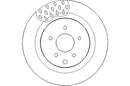 Disctech Brake Disc - Fits Mazda - ABD3007 - Front Axle