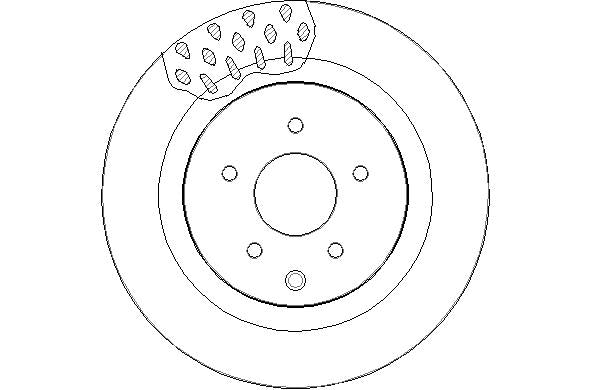 Disctech Brake Disc - Fits Mazda - ABD3007 - Front Axle