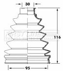 First Line Cv Joint Boot Kit Part No -FCB6051