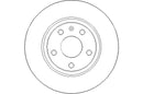 Disctech Brake Disc - Fits Audi - ABD3029 - Rear Axle