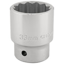 Draper Expert 33mm 12pt Socket 3/4DR Bulk - 16700