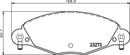 Mintex Brake Pad Set fits -Citroën MDB2188 (also fits other vehicles)