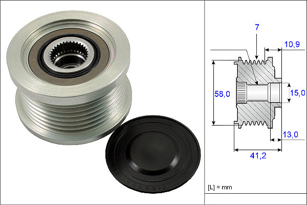 INA Alternator Freewheel Clutch - Part No - 535017310
