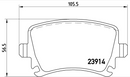 Brembo Brake Pad Set - P85073