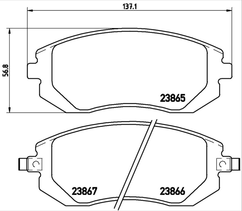 Brembo Brake Pad Set - P78013