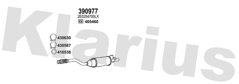 Klarius 390977 - Catalyst & Dpf Combined  - Fits Volkswagen Crafter 30-35 2.0D