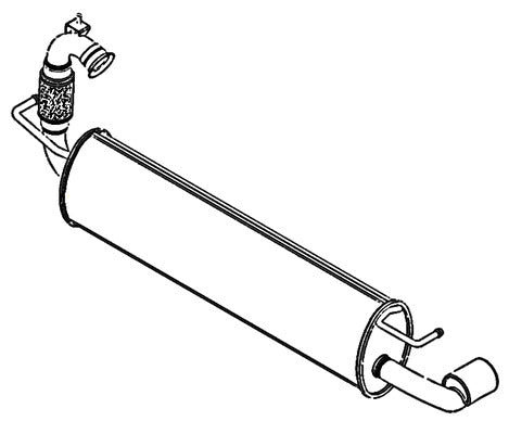 Klarius RN1032A - Box With Tail Pipe