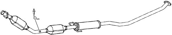 Klarius 322452 - Catalyst Type Approved Withpip  - Fits Toyota Prius 1.5i