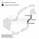 Borg & Beck Turbo Hose Part No -BTH1138