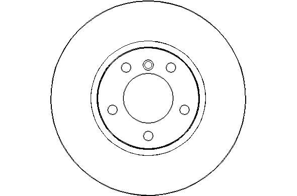 Disctech Brake Disc - Fits Bmw, Mercedes-benz - ABD2197 - Front Axle