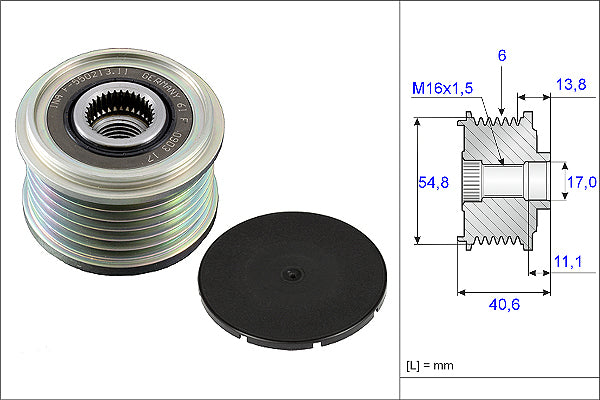 INA Alternator Freewheel Clutch - Part No - 535010210