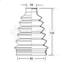 Borg & Beck Cv Joint Boot Kit Part No -BCB2296